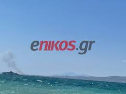 Φωτιά ξέσπασε στην πάρο και συγκεκριμένα στην περιοχή κώστος. Zrag49a Xrntm