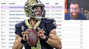 If there's any pick you don't want to. Fantasy Football Rankings Week 1 2019 Youtube