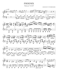Play the piano in less than a minute using the unique virtual piano. Phoenix Haikyuu To The Top Op Sheet Music For Piano Solo Musescore Com