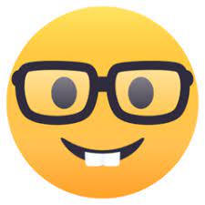 Nerd Face On Emojione 4 0 Love Smiley Emoji Emoji Design