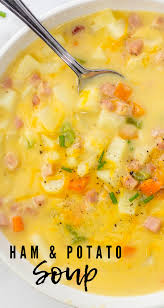 Cheesy Ham And Potato Soup Simply Made Recipes Recipe Leftover Ham Recipes Ham And Potato Soup Ham Soup Recipes
