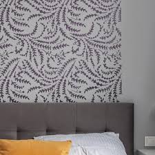 VITTO- Floral Wall Stencil- Botanical Pattern Stencil For Pinting- Lar –  StencilsLAB Wall Stencils