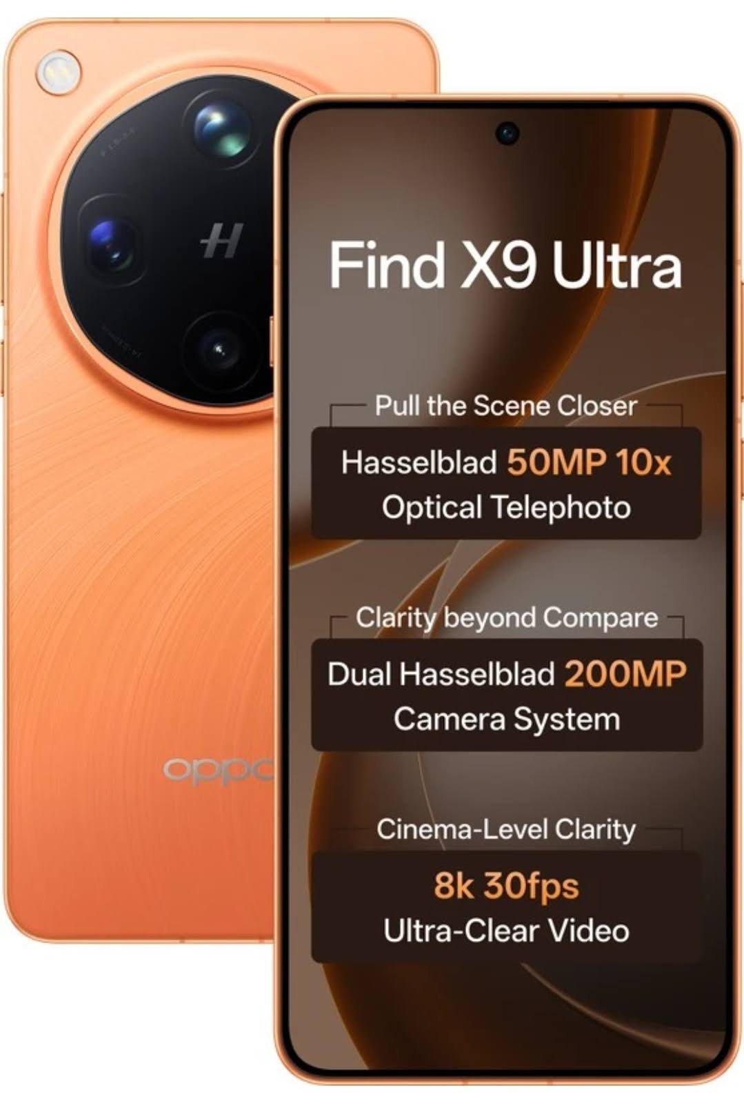 Find X9 Ultra (Canyon Orange, 512 GB) (12 GB RAM) product image