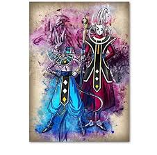 The anime series is telecasted by toei animation. Dragon Ball Super Son Goku Vegeta Beerus Whis Majin Buu Anime Posters And Prints Wall Art Canvas Painting Wall Pictures Decor Buy Online In Bosnia And Herzegovina At Bosnia Desertcart Com Productid 116621197