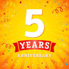 Check out our 5th anniversary card selection for the very best in unique or custom, handmade pieces from our greeting cards shops. 5 Years Anniversary Logo Celebration Card 5th Anniversary Anniversary Royalty Free Cliparts Vectors And Stock Illustration Image 81961793