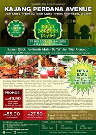 اَلْحَمْدُ لِلّهِ الَذِى جَعَلَ شَهْرُ رَمَضَانَ شَهْرَ الْخَيْرَاتِ وَالْبَرَكَةِ وَأشْهَدُ أنْ لا اِلهَ اِلااللهُ وَحْدَهُ لا untuk menyambut datangnya bulan ramadhan, kita memerlukan fisik yang lebih prima dari biasanya. Bufet Berbuka Puasa Dengan Azam Pandan Bertempat Di Kajang Perdana Avenue Maha Mahu Makan