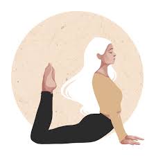 Yoga Girl Yellow I Art Print By Madliart X Small Yoga Drawing Yoga Art Yoga Illustration