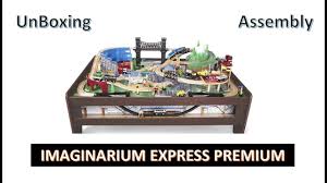 Kids Unboxing Assembly Toys Imaginarium Express Premium Metro Line Train Table Unboxing Kids