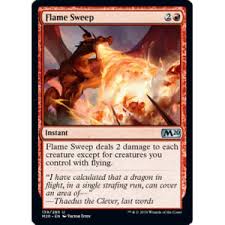 A sweep is worth 50 points except the sweep picked on start of the play is worth 25 points and a sweep at the end of the play is worth nil points. Flame Sweep