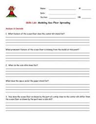 Has the sea floor always moved at the same speed? Seafloor Spreading Worksheets Reviewed By Teachers