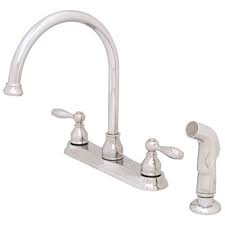 Head over to the home depot where they have a nice deal on flow kitchen faucets. Premier Part 3585651 Premier Muir 2 Handle High Arc Kitchen Faucet With Sprayer In Chrome Two Handle Kitchen Faucets Home Depot Pro