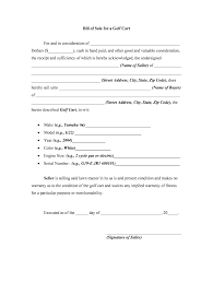 When purchasing or selling a golf cart you always want to document the transfer of vehicle from the seller to the buyer. Bill Sale Fill Online Printable Fillable Blank Pdffiller