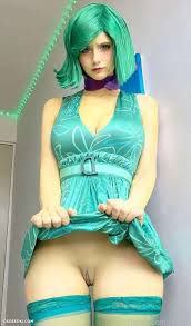 Модель LizyhSan (@astolfitoliz) в косплее Disgust из Inside Out - 10 слитых  фотографий с Onlyfans, Patreon и Fansly - 92208