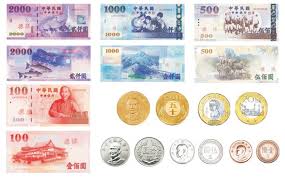 Current notes and coins also shown. Taiwan Dollar Global Exchange Brazil