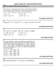 Nys Algebra Regents Review Worksheets Teaching Resources Tpt