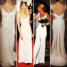 Wish.com offers free & easy returns. 90s Clean Lines A La Carolyn Bessette Kennedy Narcisorodriguez Weddingdress Made A Retu Carolyn Bessette Wedding Dress Wedding Dresses Kennedy Wedding Dress