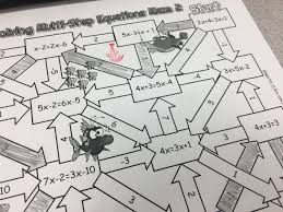11 Activities To Make Practicing Multi Step Equations Awesome Solving Multi Step Equations Multi Step Equations Equations