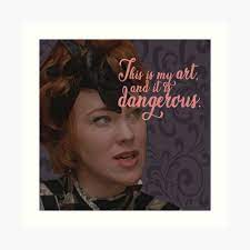 Beetlejuice beetlejuice (original broadway cast) dead mom. Delia Deetz This Is My Art And It Is Dangerous Beetlejuice Movie Quote Art Print By Gunsnhoney Art Prints Quotes Beetlejuice Movie Movie Poster Art