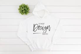Download Gildan 18500 Hoodie Mockup White Clothing Mockup Hoodie Mockup Shirt Mockup