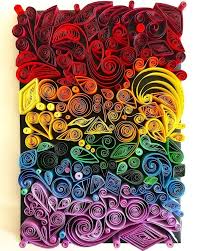 Abstract Quilling 5 X7 5 Paper Art Quilled Paper Art Quilling Quilling Designs Quilled Paper Art