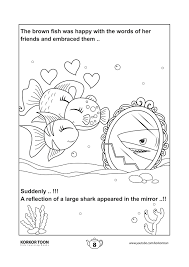 Coloring Page 8 The Special Fish Story Coloring Book Coloring Books Kids Coloring Books Easy Coloring Pages