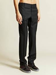 Balenciaga Black Slim Straight Leg Flat Front Dress Pant Chino Slacks 34 50 Balenciaga Pants Chino Slacks Chinos Pants Pants