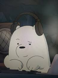 The symbol bears the checkered eye and the text low vision. Thread By Winterflowerfai Yoongi As Panda And Ice Bear From We Bare Bears A