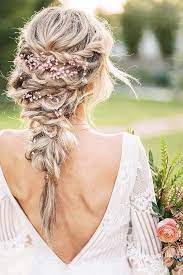 30 Whimsical Wedding Hairstyles With Flowers Flower Girl Hairstyles Flowers In Hair Wedding Hair Flowers