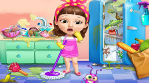 Free online games for girls. Fun Care Kids Game Sweet Baby Girl Cleanup 5 Messy House Makeover Fun Cleaning Games For Girls Youtube