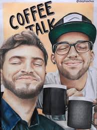 Color Drawing Of Zane Hijazi And Heath Hussar Using Prismacolor Pencils Zane And Heath Heath Hussar Vlog Squad