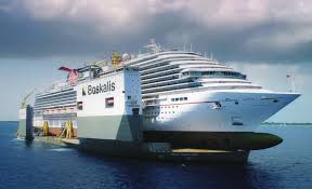 Saturday 12 july boskalis successfully loaded cruise ship carnival vista on the boka vanguard for a unique dry docking solution. Lifting The Giant Carnival Vista Cruise Ship Wordlesstech