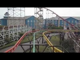 Designed by ron toomer and manufactured by arrow dynamics , the ride opened to the public on 28 may 1994 as the tallest and steepest roller coaster in the world. Steeplechase Center Track On Ride Hd Pov Pleasure Beach Blackpool South Miami Heights Steeplechase Blackpool