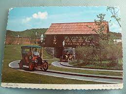 Six Flags Over Mid America Amusement Park Antique Car Ride Missouri Mo Postcard Amusement Park Six Flags Missouri
