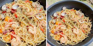 Hidangan popular ini memang simple, tetapi banyak kafe yang selalu fail nak buat aglio olio yang sedap. Wanita Ini Kongsi Cara Buat Spaghetti Aglio Olio Rasa Lemak Seafood Yang Perfect Daily Makan