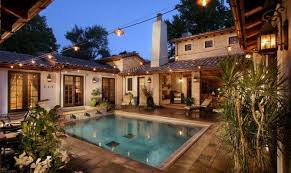 Small spanish style home plans check out our collection of small spanish style home plan designs. Nice Spanish Style House Plans Central Courtyard House Plans 126146