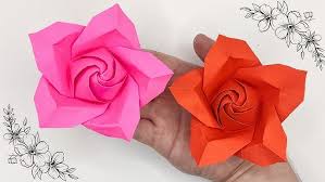 🌹 ORIGAMI Pentagon Rose (Naomiki Sato)