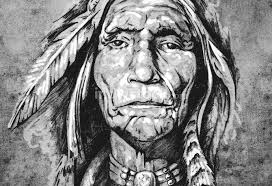 Huge collection, amazing choice, 100+ million high quality, affordable rf and rm indian chief head in indigenous headdress of eagle feathers, tattoo. Sketch Of Tattoo Art Portrait Of American Indian Head Backgrounds Textures Indivstock