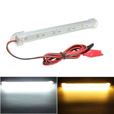 Clear 23 5cm 12v Smd 5630 Led Bar Light Car Interior Light Tube Led Strip Lamp Van Boat Caravan Motorhome Truck Bar Lighting Led Light Bars Interior Lighting