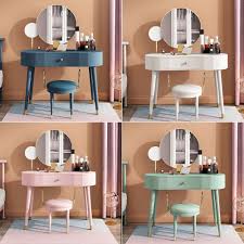 elegant makeup vanity table set with