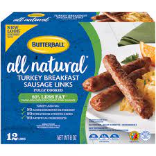 Find recipes with this ingredient or dishes that go with this food on self.com. Butterball All Natural Turkey Breakfast Sausage Links 12 Links 8 Oz Walmart Com In 2021 Turkey Breakfast Sausage Turkey Breakfast Breakfast Sausage Links
