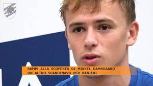 The lad's only 20 and his hair starts almost half way on his head. Samp Scopriamo Mikkel Damsgaard Youtube