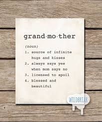 Printable Wall Art Grandmother Dictionary Definition Etsy In 2020 Grandparent Gifts Printable Wall Art Wall Printables