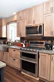 Haas Cabinetry Wood Species Rustic Hickory Cabinet Finish Barnwood Distressed Door Style Heart Hickory Kitchen Cabinets Kitchen Cabinets Distressed Cabinets