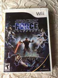 Wii Star Wars The Force Unleashed Game With Case The Force Unleashed Wii Video Games Star Wars Games