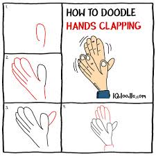 How To Doodle Hands Clapping Iq Doodle School Hand Doodles Doodles Bullet Journal Ideas Pages