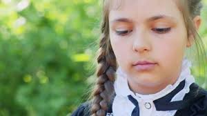 Young Girl Covering Her Face Stock Photo 1876743313