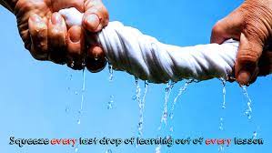 When you consider the water required to produce all the stuff we consume, we actually guzzle a massive 4,645 litres every day. Squeeze Every Last Drop Of Learning Out Of Every Lesson Gary King