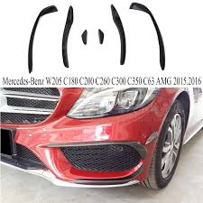 front lip carbon fiber front lip spoiler for mercedes benz w205 c180 c200 c260 c300 c350 c63 amg 2015 2016 free shipping mercedes benz benz mercedes