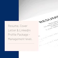A cover letter serves as a formal introduction to your resume, and allows you to expand on various aspects of your work history. Management Resume Cover Letter And Linkedin