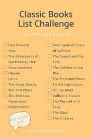 99 Classic Books Challenge Classic Books Book Challenge Book Club Books